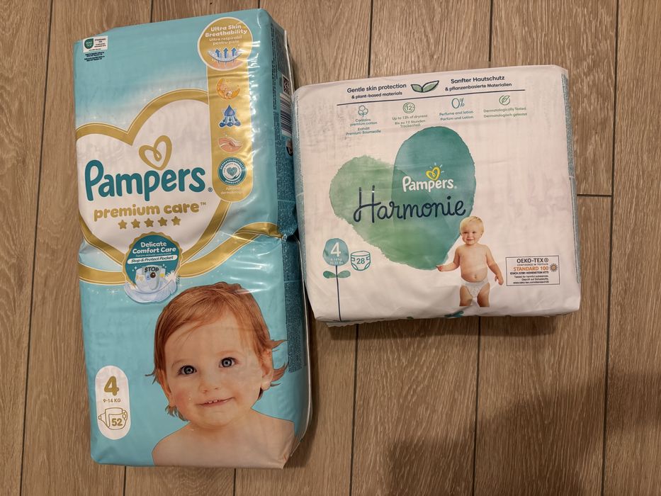 Scutece Pampers premium care si harmonie