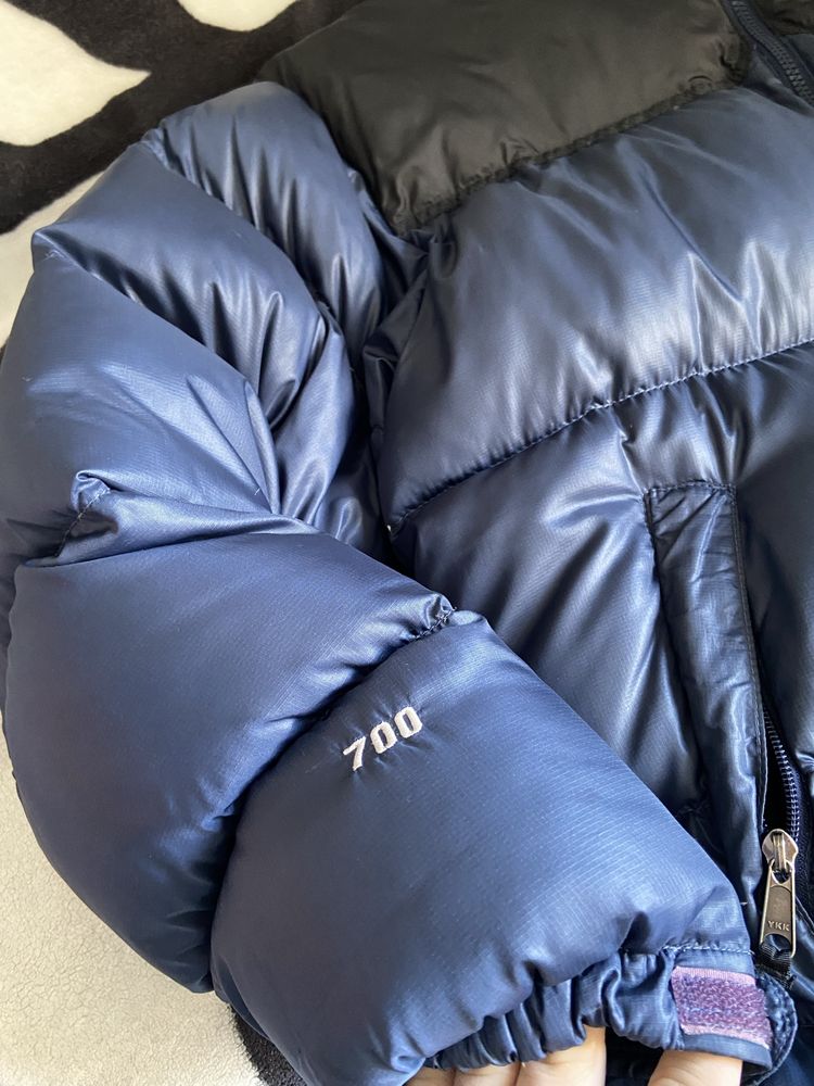 Geaca north face nuptse 700 navy blue