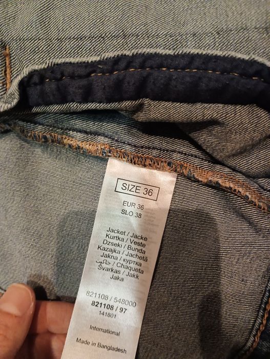 Дамско дънково яке за пролет/есен