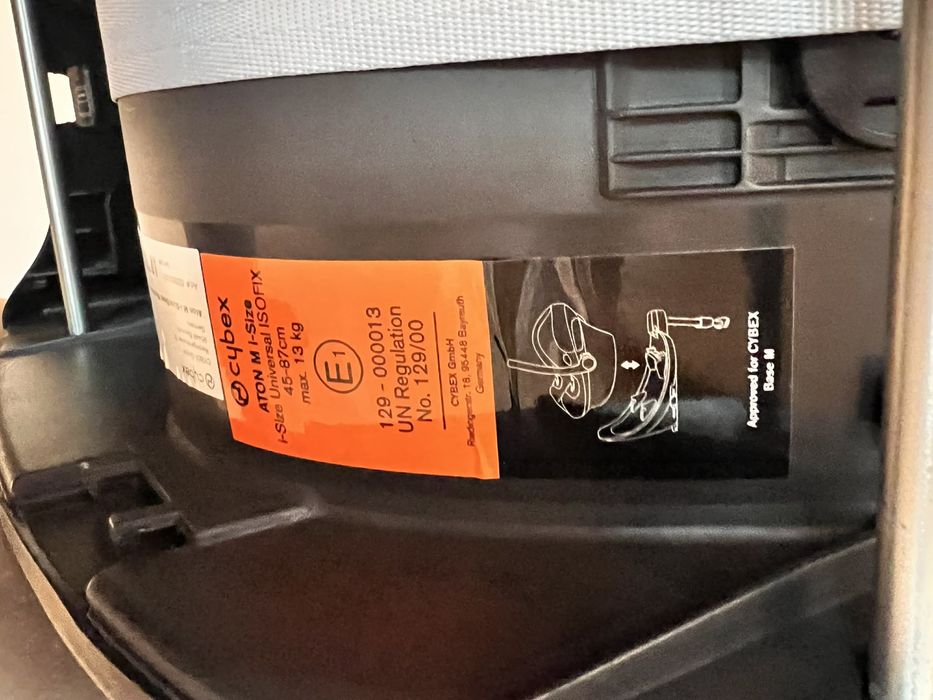 Scoica cybex atom 1 iSize si husa de vara