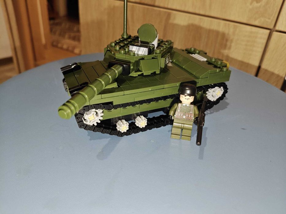 Joc tip Lego model tanc T85 cu 281 piese si 1 figurina