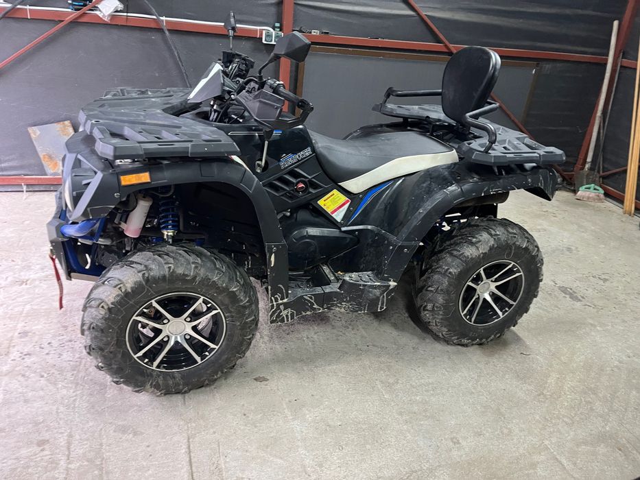 Vând/schimb ATV cu trailer pongratz