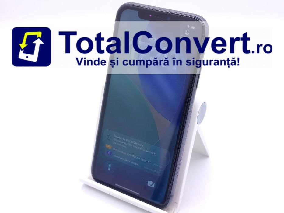 Apple iPhone 11 64GB Black 4GB Single SIM, Garantie 24 luni | #D88073