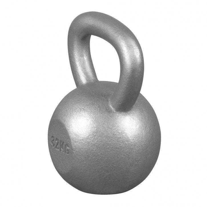 Kettlebell din fier 32 kg Gorilla Sports, gri si negru