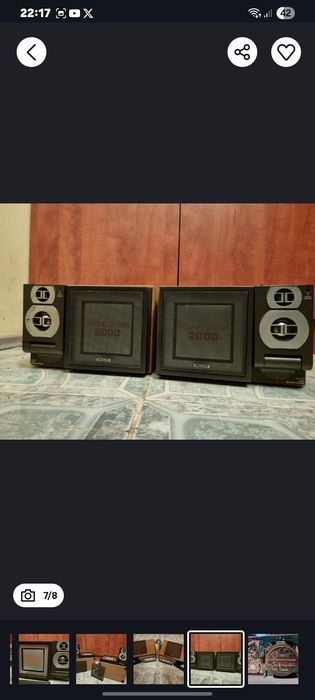 PROBA AV Boxe audio Philips Sound Series 2000 Upgrade 4ohm70w