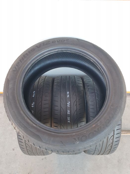Летни гуми 4 броя HANKOOK Ventus V12 EVO2 215 50 R17 дот 4619