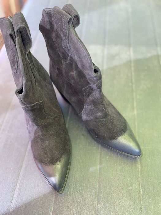 Botine din velur marime 39