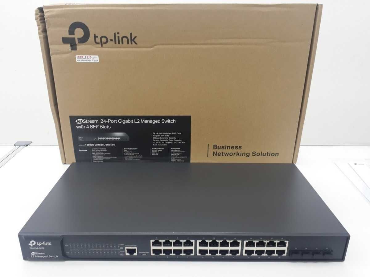 Switch TP-LINK T2600G-28TS TL-SG3424 JetStream 24-Port Gigabit Managed