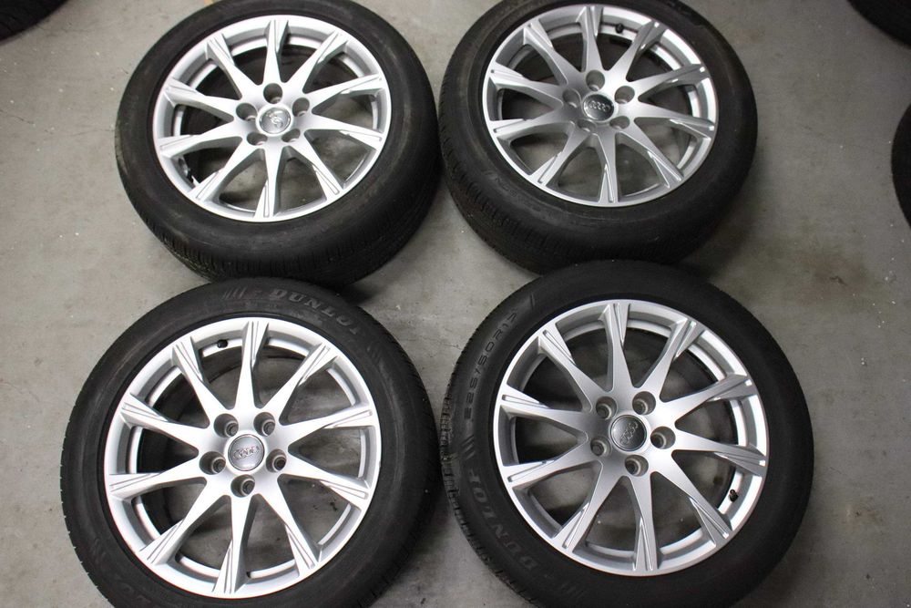 Jante originale Audi A4 B9 17 inch 5x112 cu Allseason 225 50 17 Passat
