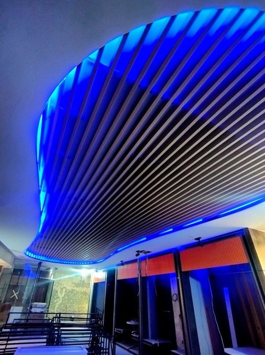 Reekali shiftlar, Reechniy, Reykali, Реечный потолок