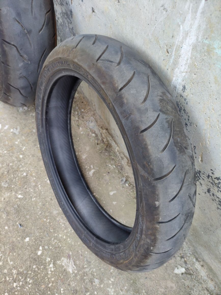 Продавам гуми за мотор BRIDGESTONE BATTLAX BT016 -190/55/17