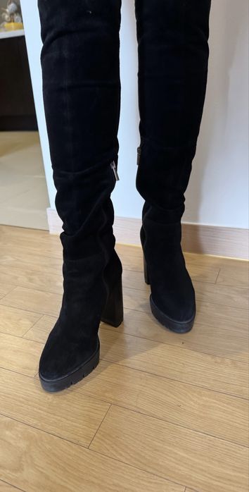 Продам зимние сапоги замша Basconi, размер 37