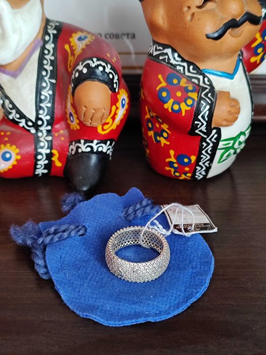 Кольцо серебро 925