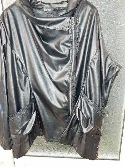 Кожено яке макси размер