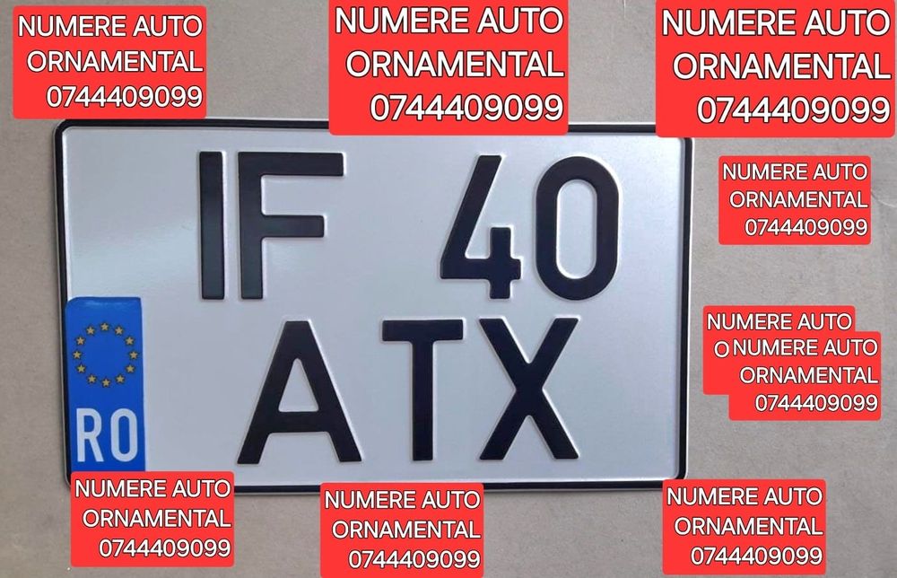 Plăcuțe auto  ornamental