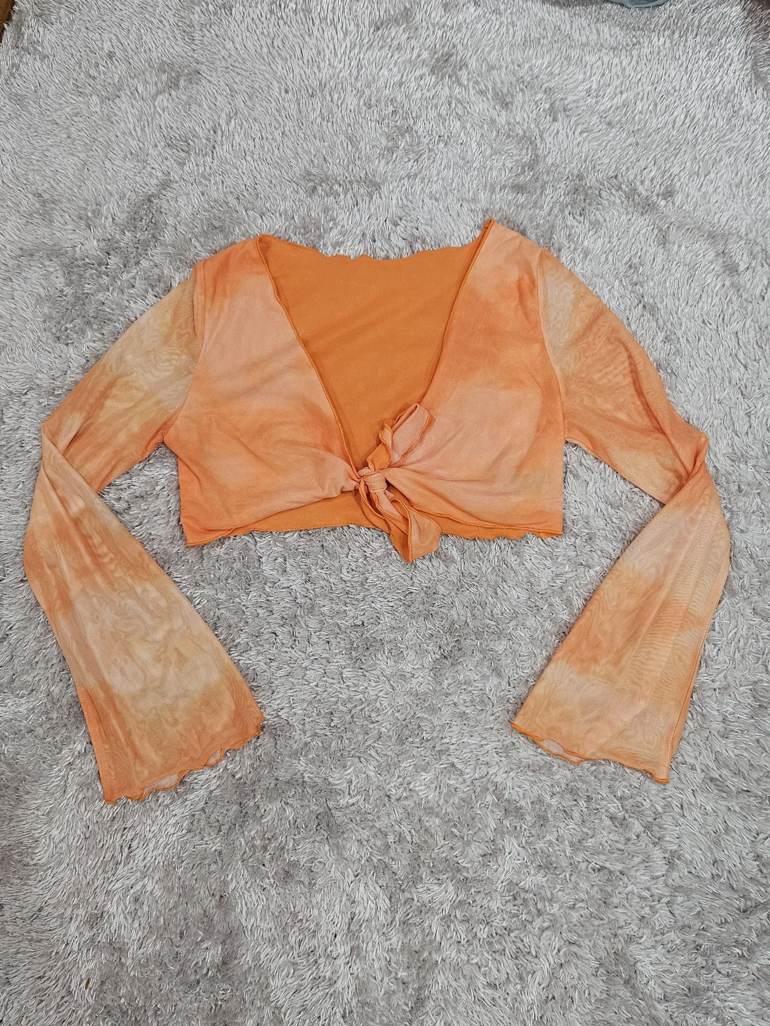 Shein оранжев комплект