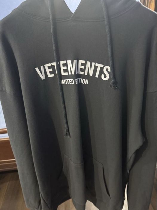 Худи Vetements limited edition