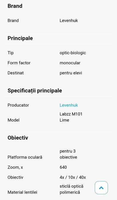 Vând microscop Levenhuk Labzz