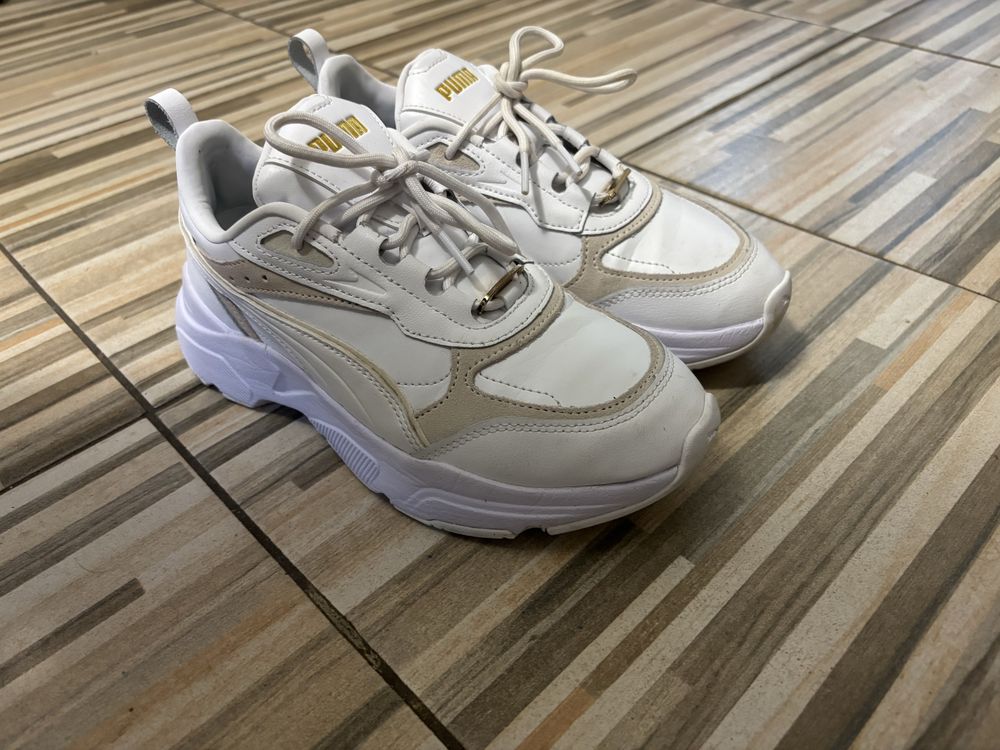 Pantofi sport din piele intoarsa Cassia Lux, Puma