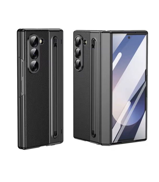 Samsung Z FOLD 4 5 FOLD 6 7 Husa Leather Case Protectie Laterala Pen