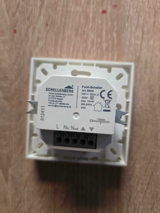 Comutator wireless Smart Home pentru obloane rulante