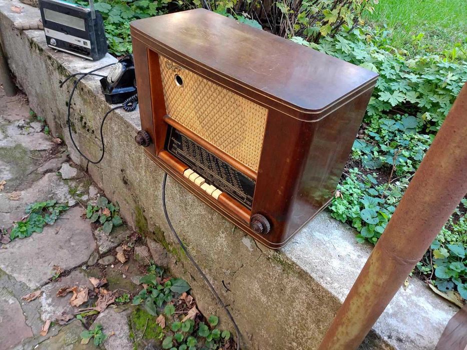 Ретро лампово радио олимпия olimpia 552 WU