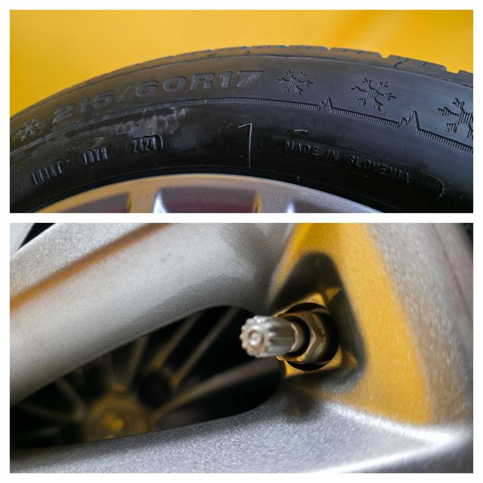 ROTI Jante Anvelope IARNA 215/60/17 5x114.3 OE KIA EV3 EV4 DUNLOP NOI