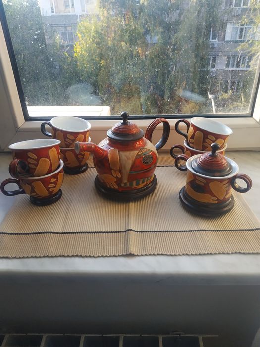 Чайный сервиз керамический
