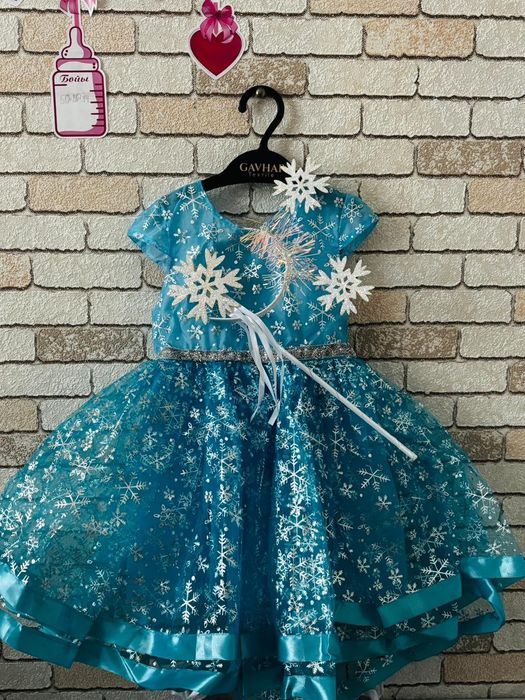 Платье снежинка на утреник