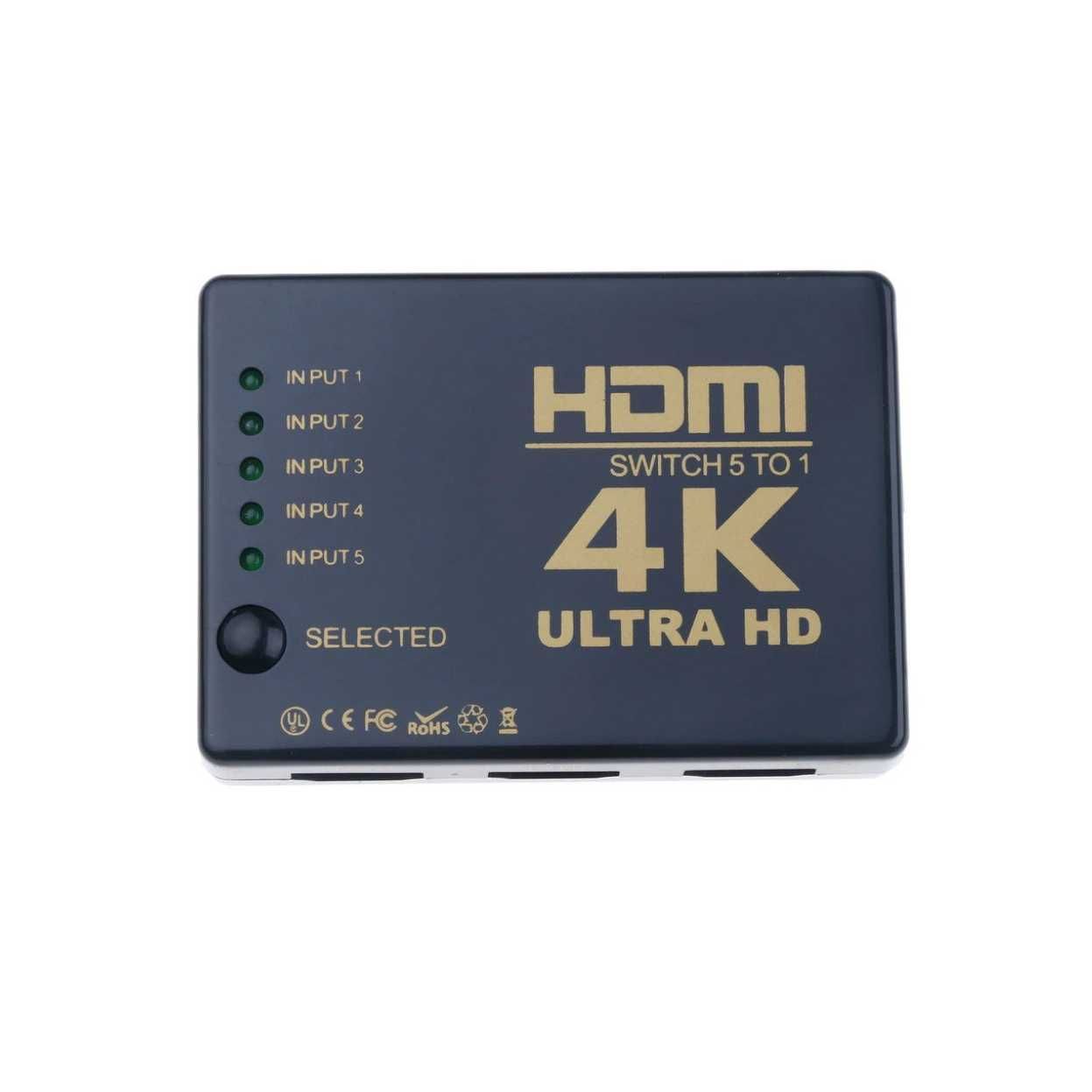 Свич switch HDMI 5 портов 4K UH-501