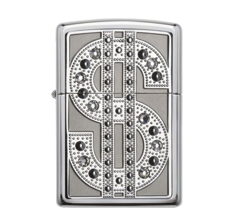 Bricheta Zippo Cristale Swarovski