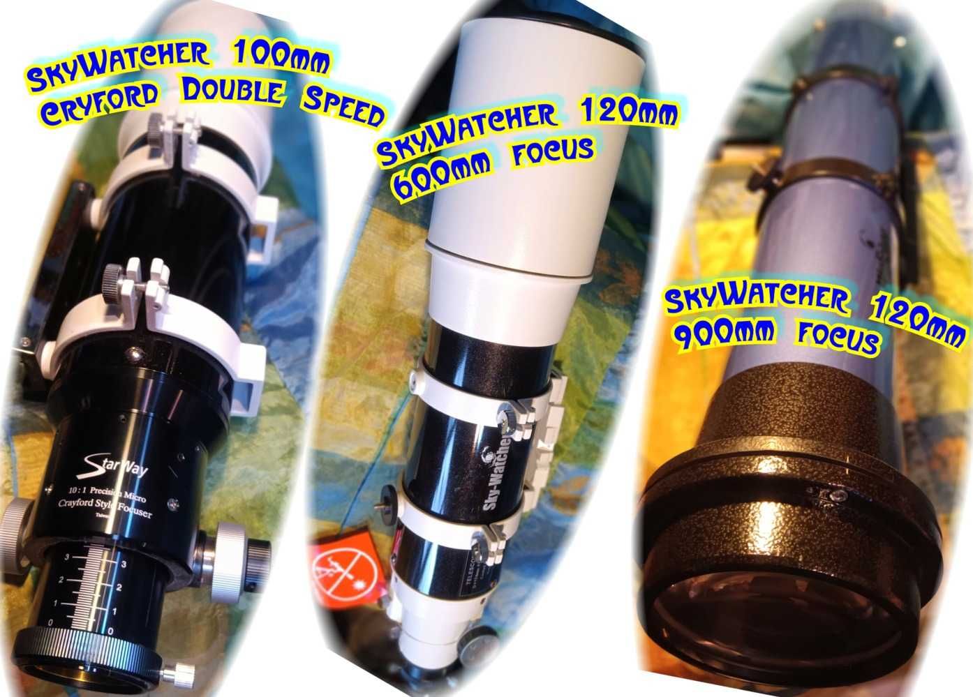 Телескоп SkyWatcher 100-120мм супер рефрактор, може и с монтировка