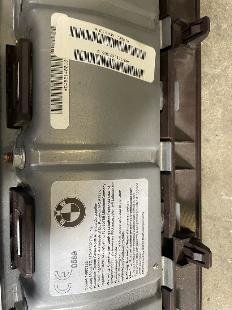 Еърбег/ колан БМВ Х5/ Х6, Ф15/ Ф16 (airbag bmw f15)