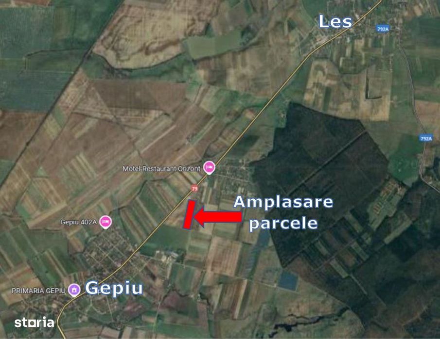 De vanzare parcele teren intravilan, Gepiu, Bihor