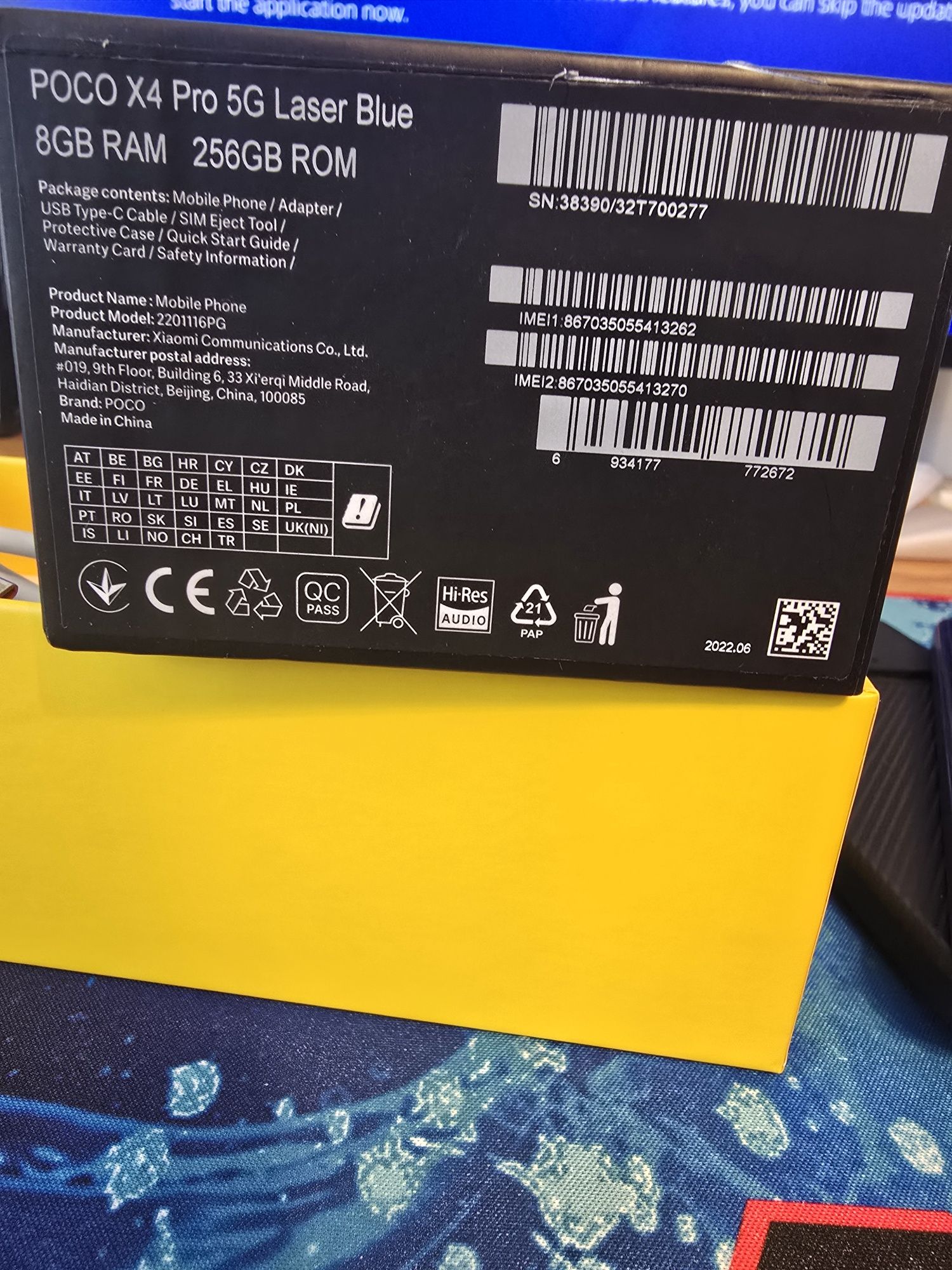 Xiaomi poco x4 pro 5G  256/8