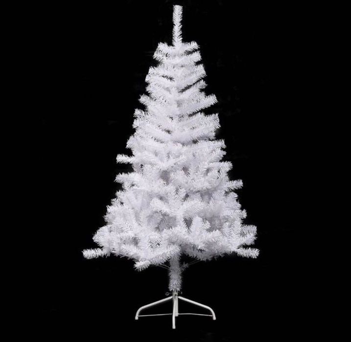 Коледна елха, бяла 400 клона - 1.50м