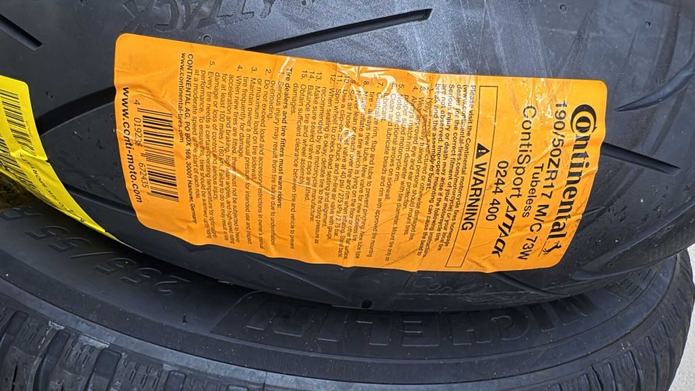 Cauciuc/Anvelopa moto Continental SportAttack 190/50/ZR17 dot 0923