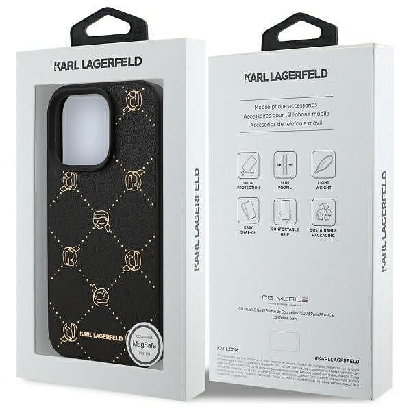 Karl lagerfeld - leather magsafe (klhmp16lpgkhphk) - калъф за iphone 1