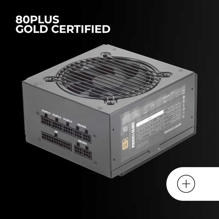 Sursă PC Mars Gaming MPB1000M, 1000W Gold Modular, 2 ani garanție