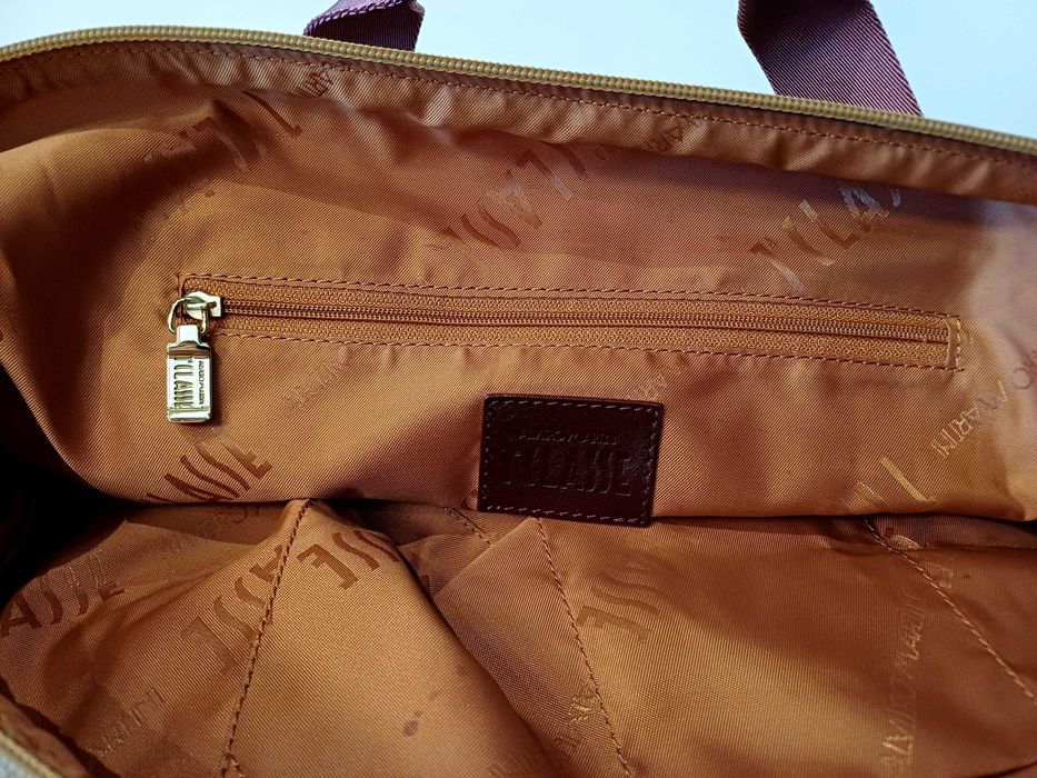 Дамска чанта tote First Class с географски принт