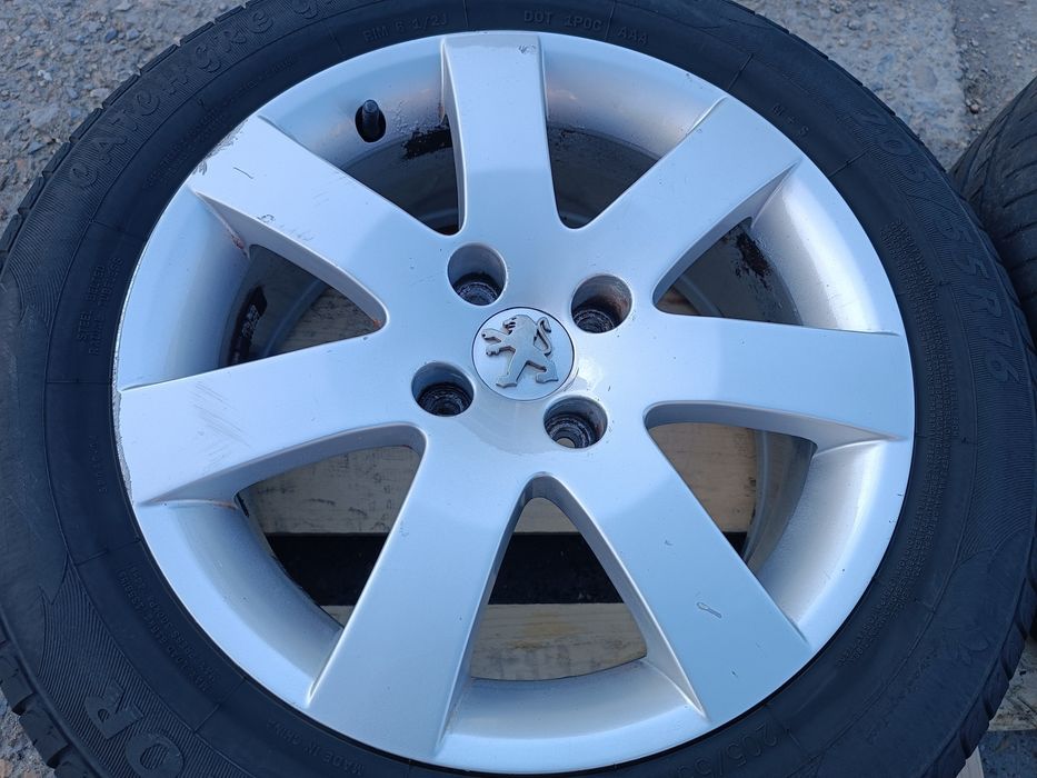 Лети джанти 16ки 4х108 Peugeot + летни гуми 205/55/16