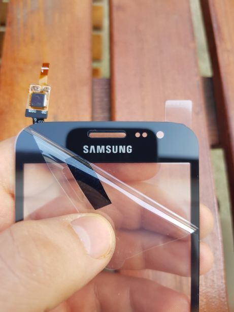 Touchscreen/Digitizer fara display, Xcover4/G390F, folie de sticlă