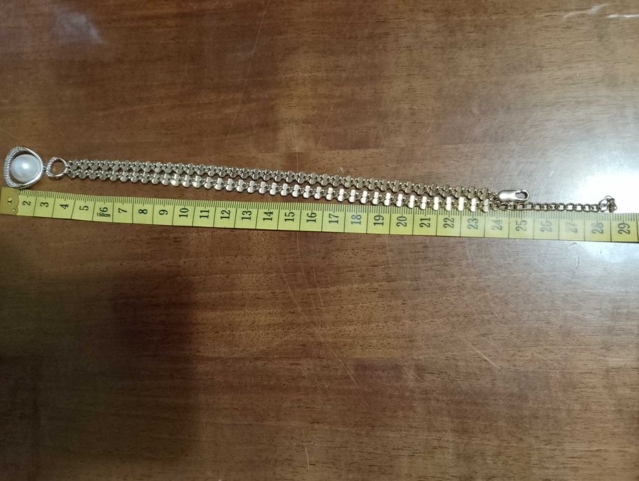 Дамско позлатено колие