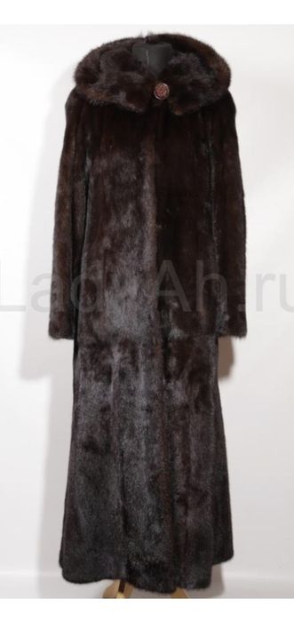 Норковая шуба большого размера греческая