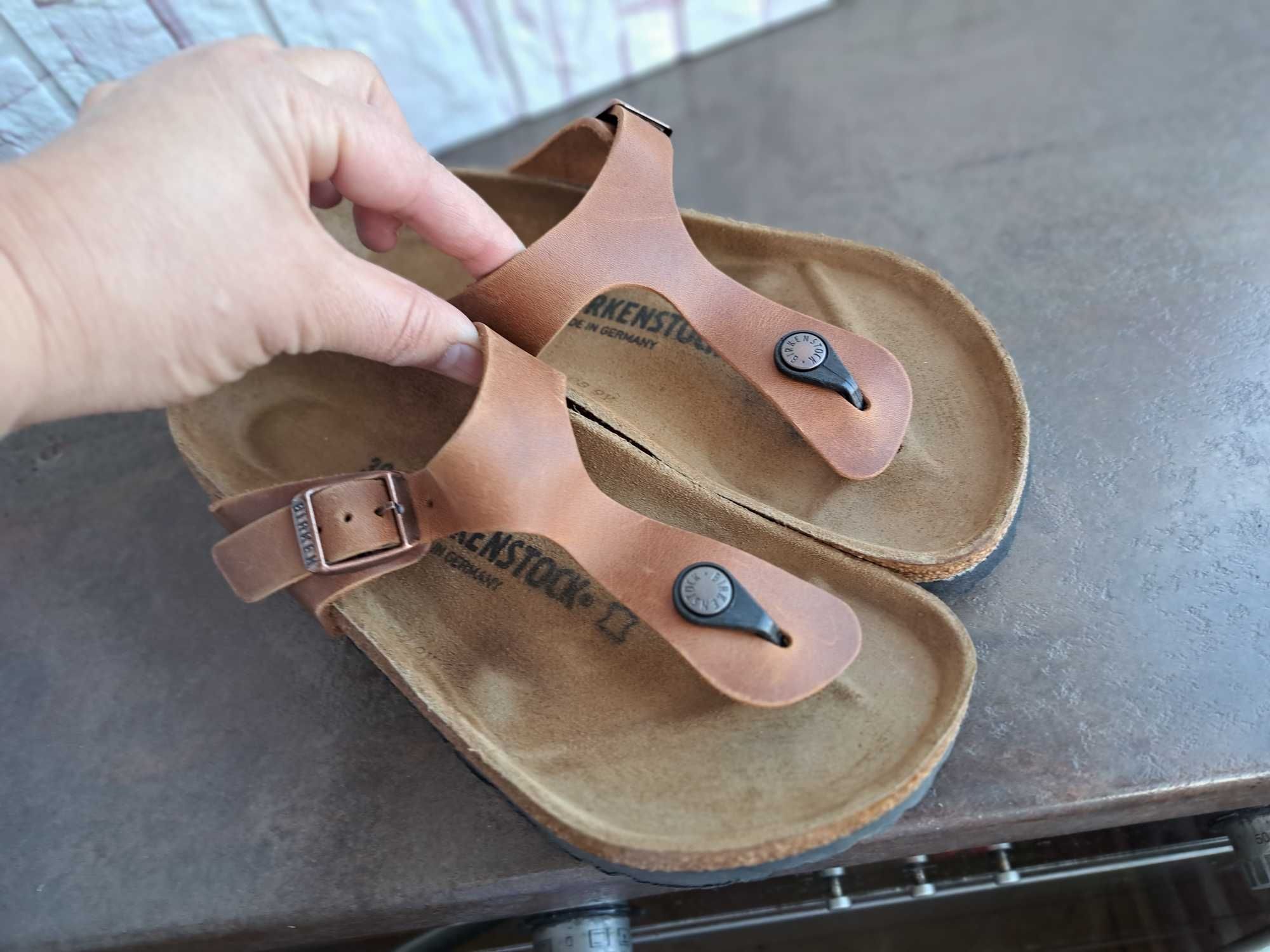 дамски чехли Birkenstock ново лятно сабо,сандали,кожени джапанки 38
