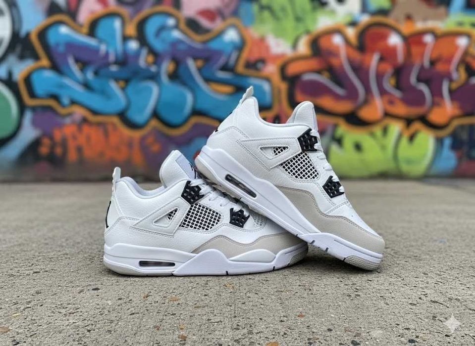 Adidasi Jordan 4 Retro Military Black - Marimi 36-45 - Model Unisex