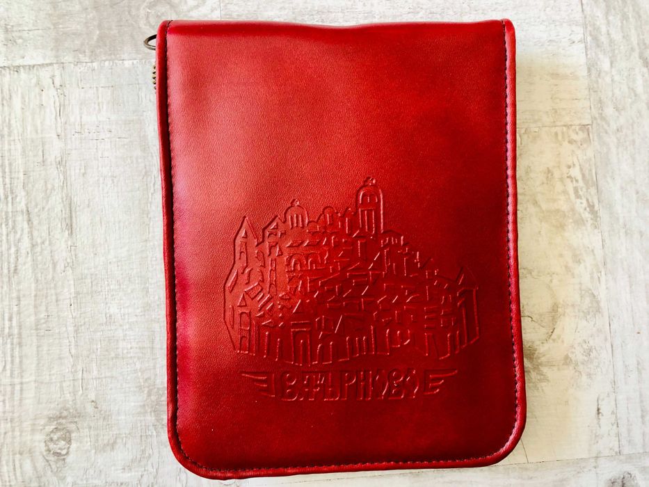 Несесер за Подарък В.Търново кожен винтидж колекционери запазен