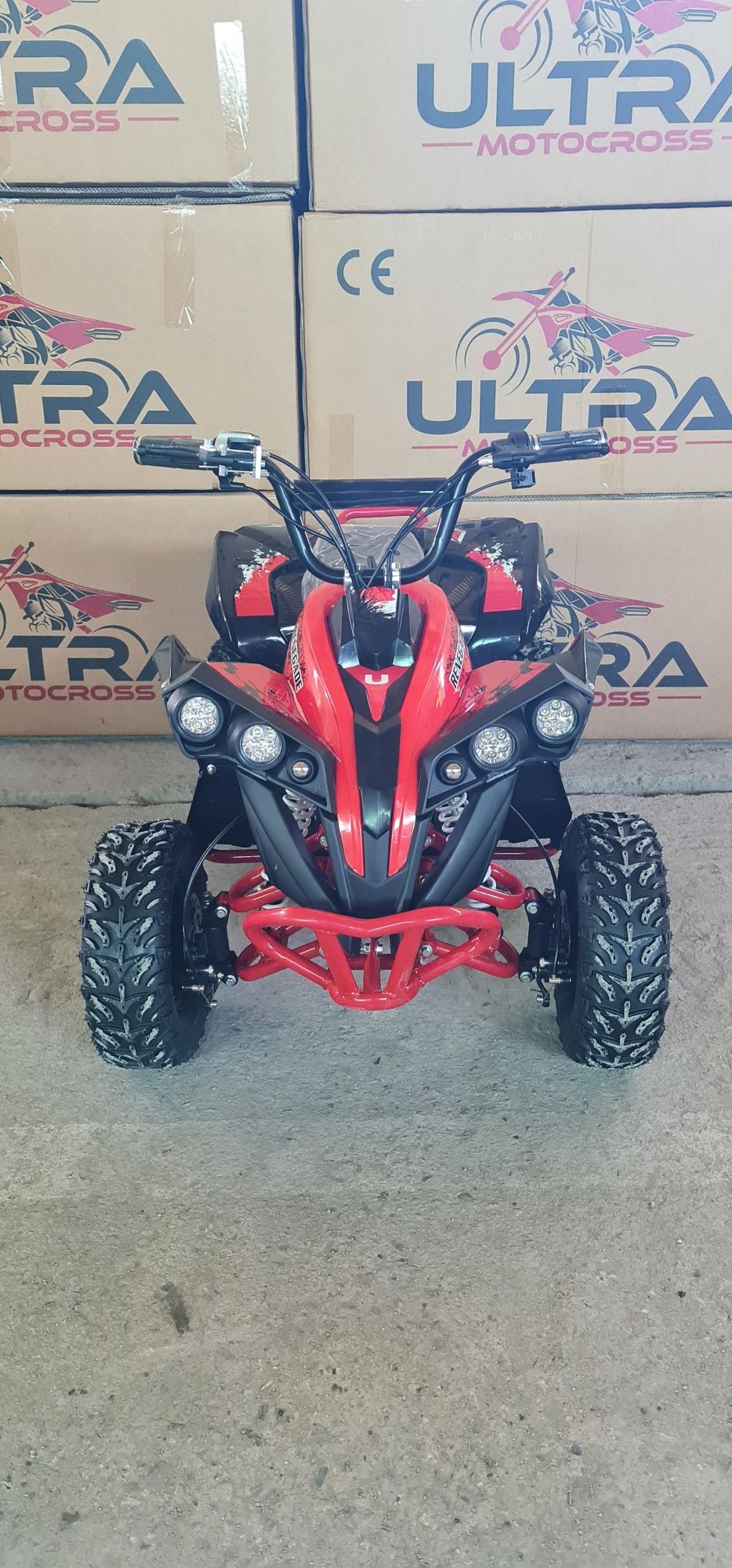 Mini Atv Quad electric de 1000w 48v roti pe 6 inch