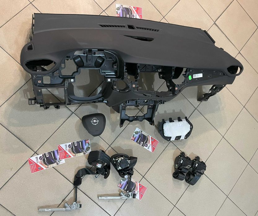 Opel Crossland X - plansa de bord - kit airbag volan pasager - centuri