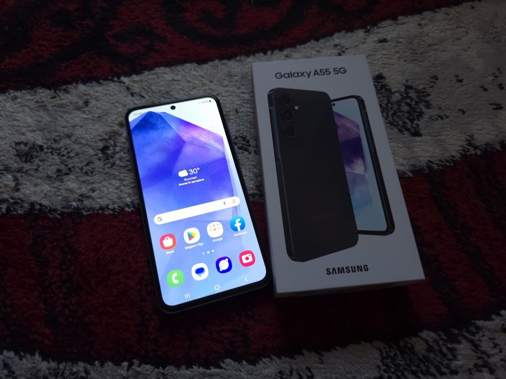 Samsung Galaxy A55 5G Full Box - 256 GB Impecabil